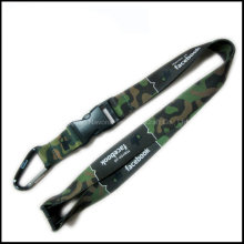 Heat-Transferred Printing Camouflage Color Logo Neck Strap Lanyards